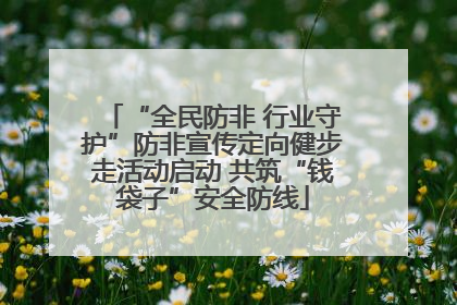 “全民防非 行业守护”防非宣传定向健步走活动启动 共筑“钱袋子”安全防线