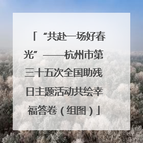 “共赴一场好春光”——杭州市第三十五次全国助残日主题活动共绘幸福答卷（组图）