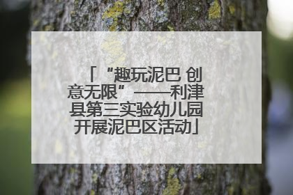 “趣玩泥巴 创意无限”——利津县第三实验幼儿园开展泥巴区活动