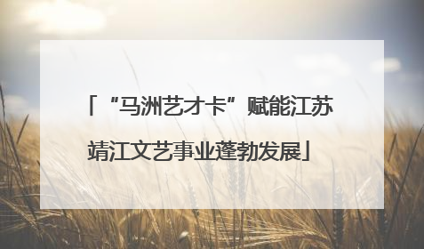 “马洲艺才卡”赋能江苏靖江文艺事业蓬勃发展