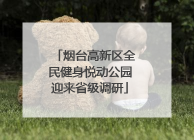 烟台高新区全民健身悦动公园迎来省级调研