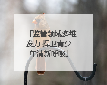 监管领域多维发力 捍卫青少年清新呼吸