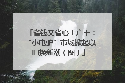 省钱又省心！广丰：“小电驴”市场掀起以旧换新潮（图）