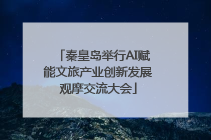 秦皇岛举行AI赋能文旅产业创新发展观摩交流大会
