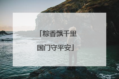 粽香飘千里 国门守平安