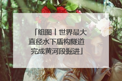 组图丨世界最大直径水下盾构隧道完成黄河段掘进