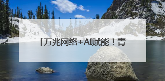 万兆网络+AI赋能！青海迈入“双万兆”时代