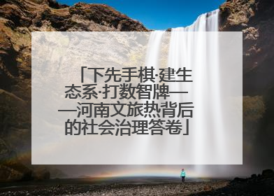 下先手棋·建生态系·打数智牌——河南文旅热背后的社会治理答卷