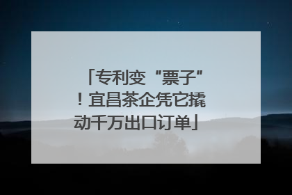 专利变“票子”！宜昌茶企凭它撬动千万出口订单