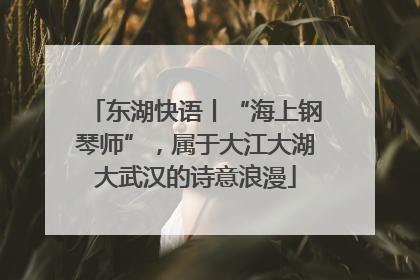 东湖快语丨“海上钢琴师”，属于大江大湖大武汉的诗意浪漫