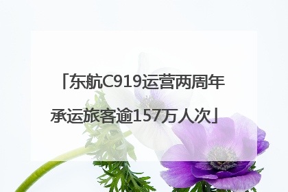 东航C919运营两周年承运旅客逾157万人次