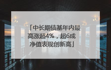 中长期债基年内最高涨超4%，超6成净值表现创新高