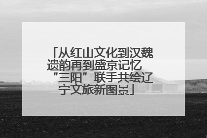 从红山文化到汉魏遗韵再到盛京记忆 “三阳”联手共绘辽宁文旅新图景