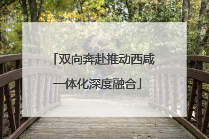 双向奔赴推动西咸一体化深度融合