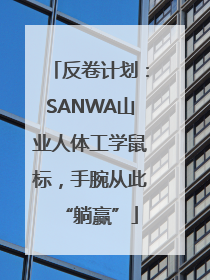 反卷计划：SANWA山业人体工学鼠标，手腕从此“躺赢”