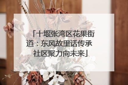 十堰张湾区花果街道：东风故里话传承 社区聚力向未来