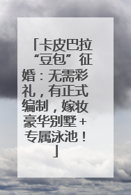 卡皮巴拉“豆包”征婚：无需彩礼，有正式编制，嫁妆豪华别墅＋专属泳池！