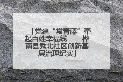 党建“常青藤”牵起百姓幸福线——桦南县秀北社区创新基层治理纪实