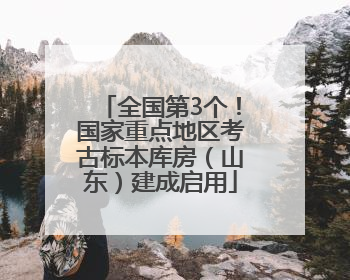 全国第3个！国家重点地区考古标本库房（山东）建成启用