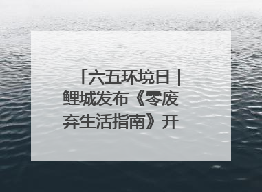 六五环境日｜鲤城发布《零废弃生活指南》开启露营新玩法