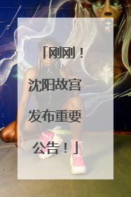 刚刚！沈阳故宫发布重要公告！