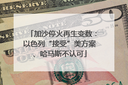 加沙停火再生变数：以色列“接受”美方案、哈马斯不认可