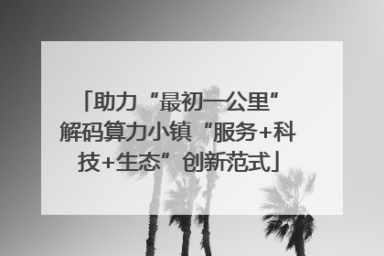 助力“最初一公里” 解码算力小镇“服务+科技+生态”创新范式