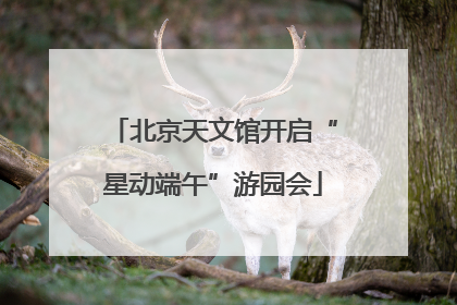 北京天文馆开启“星动端午”游园会