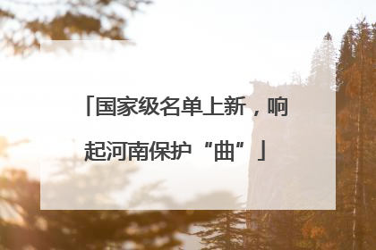国家级名单上新，响起河南保护“曲”