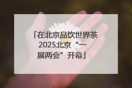 在北京品饮世界茶 2025北京“一展两会”开幕