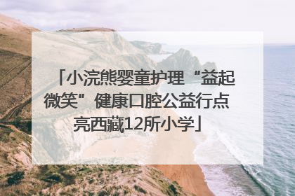 小浣熊婴童护理“益起微笑”健康口腔公益行点亮西藏12所小学