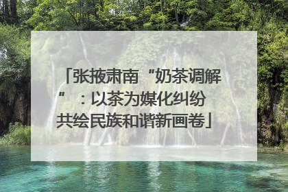 张掖肃南“奶茶调解”：以茶为媒化纠纷 共绘民族和谐新画卷