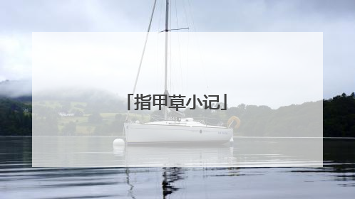 指甲草小记