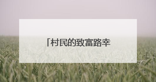 村民的致富路幸福路 一条产业路背后的公益脉络