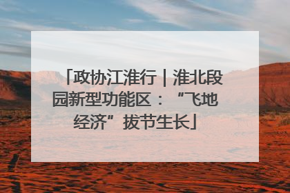 政协江淮行｜淮北段园新型功能区：“飞地经济”拔节生长