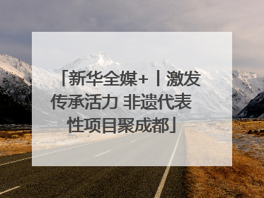 新华全媒+丨激发传承活力 非遗代表性项目聚成都