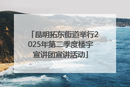 昆明拓东街道举行2025年第二季度楼宇宣讲团宣讲活动