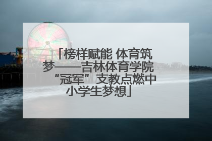 榜样赋能 体育筑梦——吉林体育学院“冠军”支教点燃中小学生梦想
