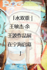 水双重｜王敏杰·余王波作品展在宁海启幕