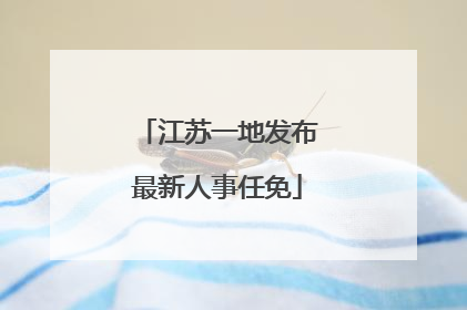 江苏一地发布最新人事任免