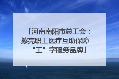 河南南阳市总工会：擦亮职工医疗互助保障“工”字服务品牌