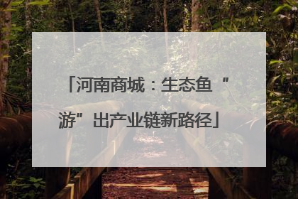 河南商城：生态鱼“游”出产业链新路径
