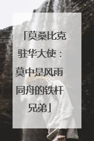 莫桑比克驻华大使：莫中是风雨同舟的铁杆兄弟