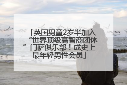 英国男童2岁半加入“世界顶级高智商团体”门萨俱乐部！成史上最年轻男性会员