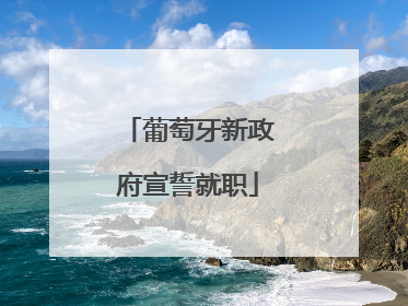葡萄牙新政府宣誓就职