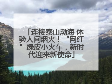 连接泰山渤海 体验人间烟火！“网红”绿皮小火车，新时代迎来新使命