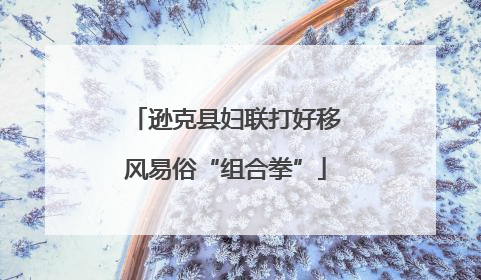 逊克县妇联打好移风易俗“组合拳”