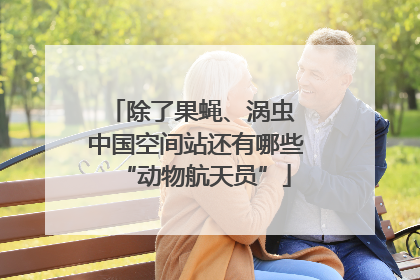 除了果蝇、涡虫 中国空间站还有哪些“动物航天员”