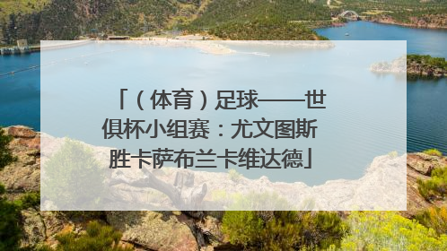 （体育）足球——世俱杯小组赛：尤文图斯胜卡萨布兰卡维达德