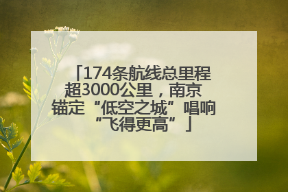 174条航线总里程超3000公里，南京锚定“低空之城”唱响“飞得更高”
